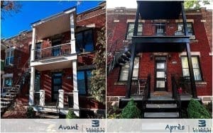 Fiberglass Balcony in Montreal West 